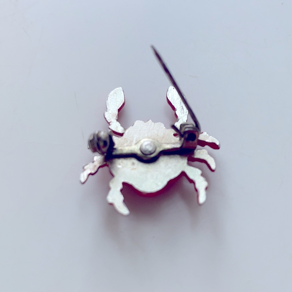 Vintage Cancer Crab Zodiac Pin Brooch - Picture 3 of 3